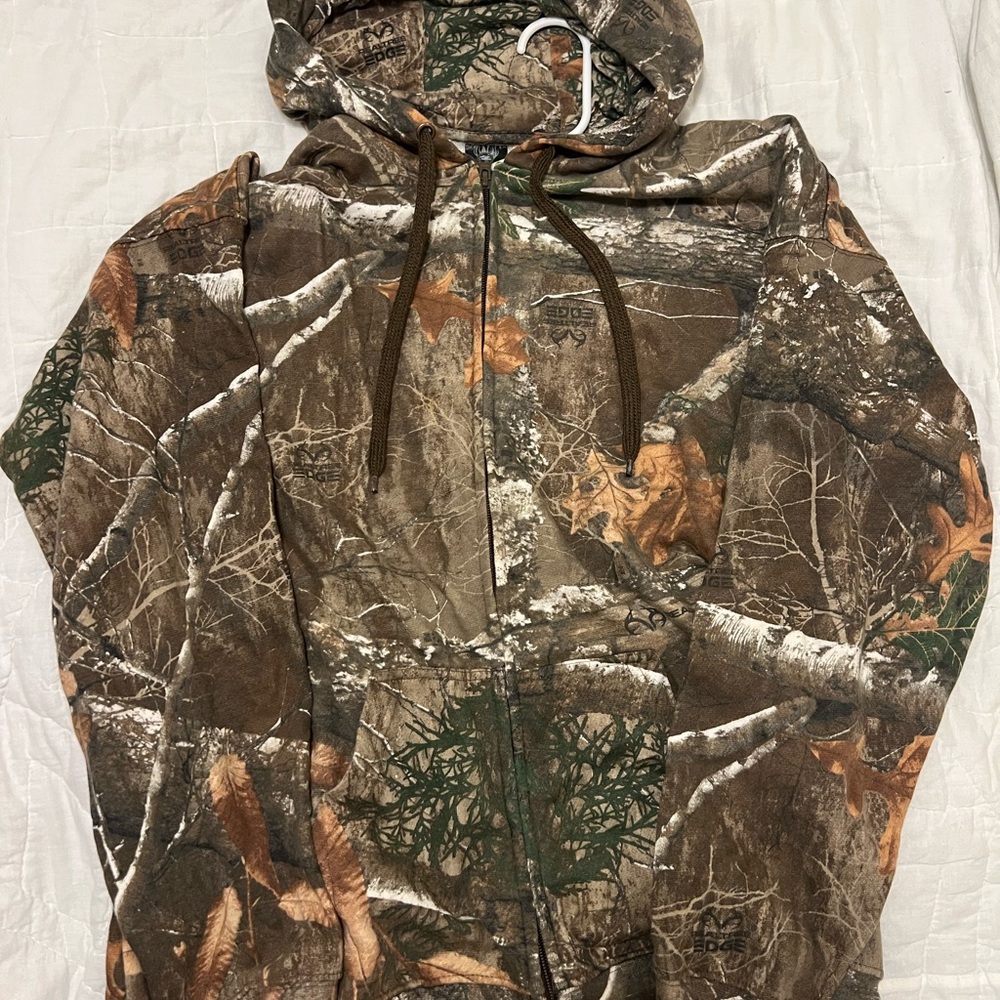 Camo Zip-Up Hoodie
